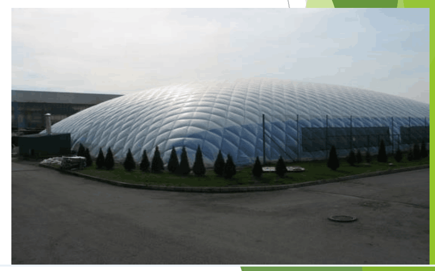 充气膜结构体育馆外形