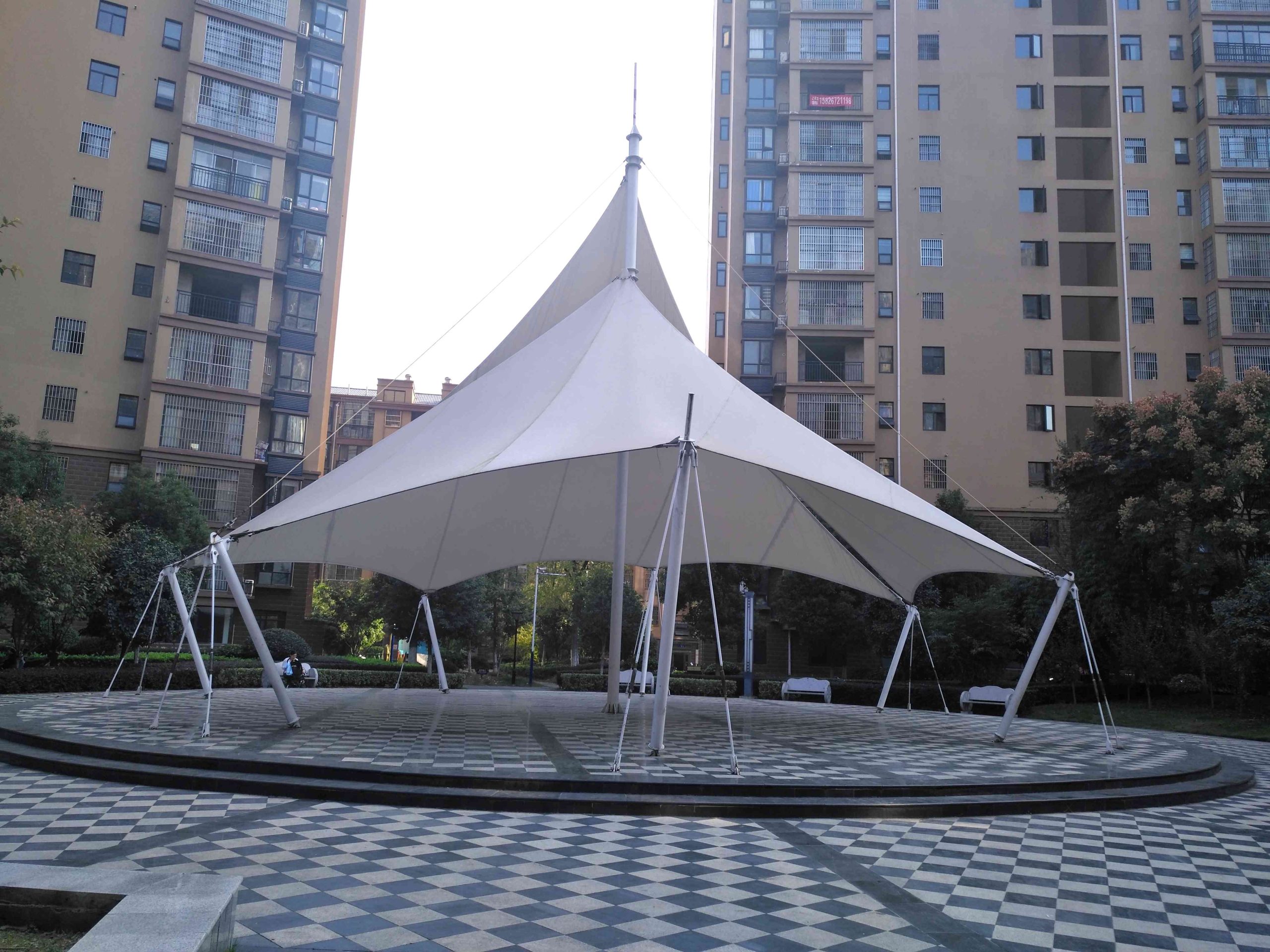 景观膜结构——双飞燕