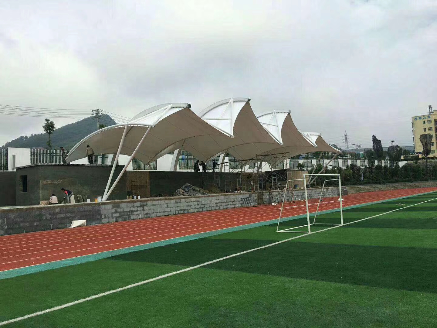 膜结构体育看台棚