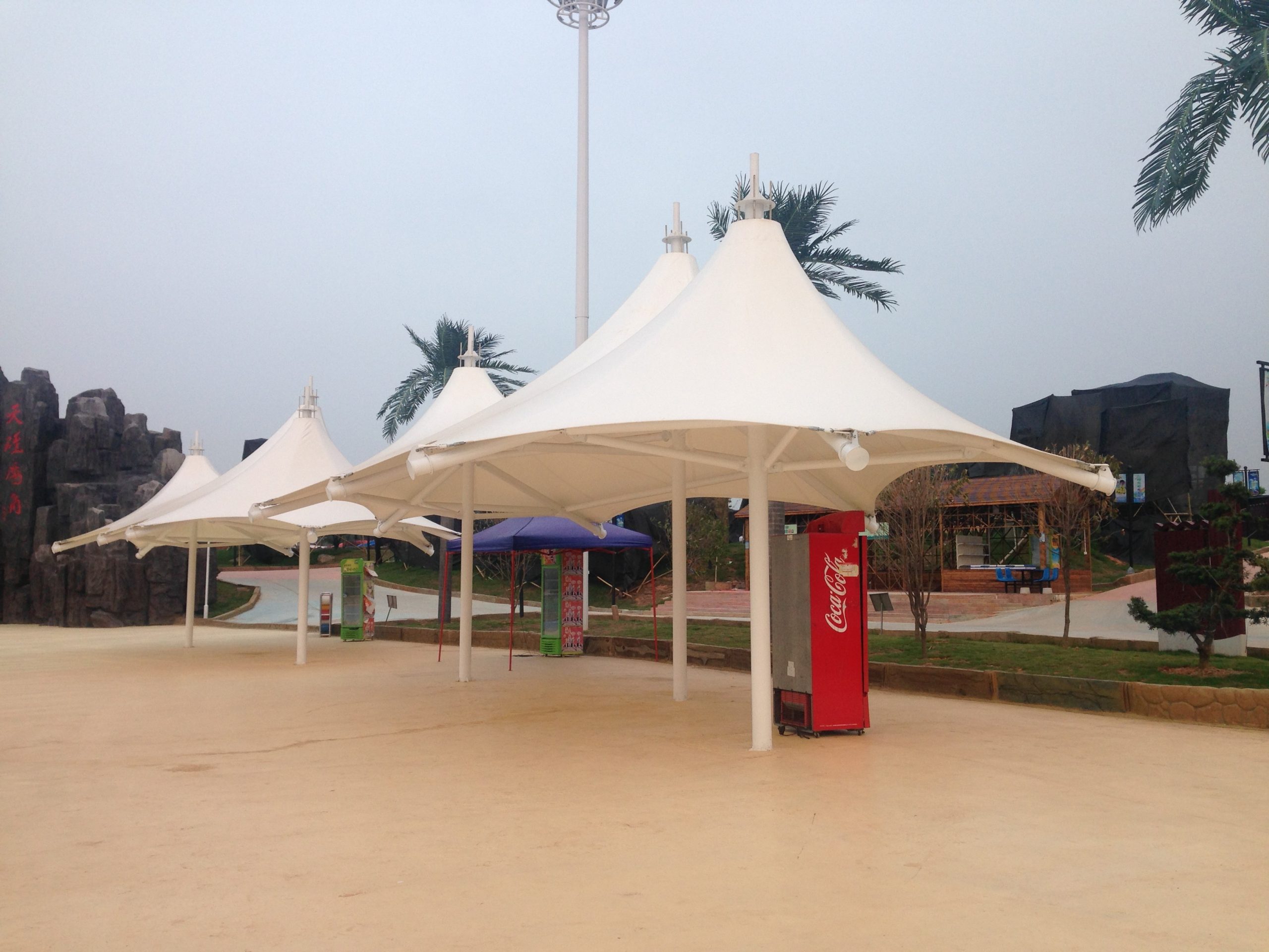 景观膜结构——帽顶式