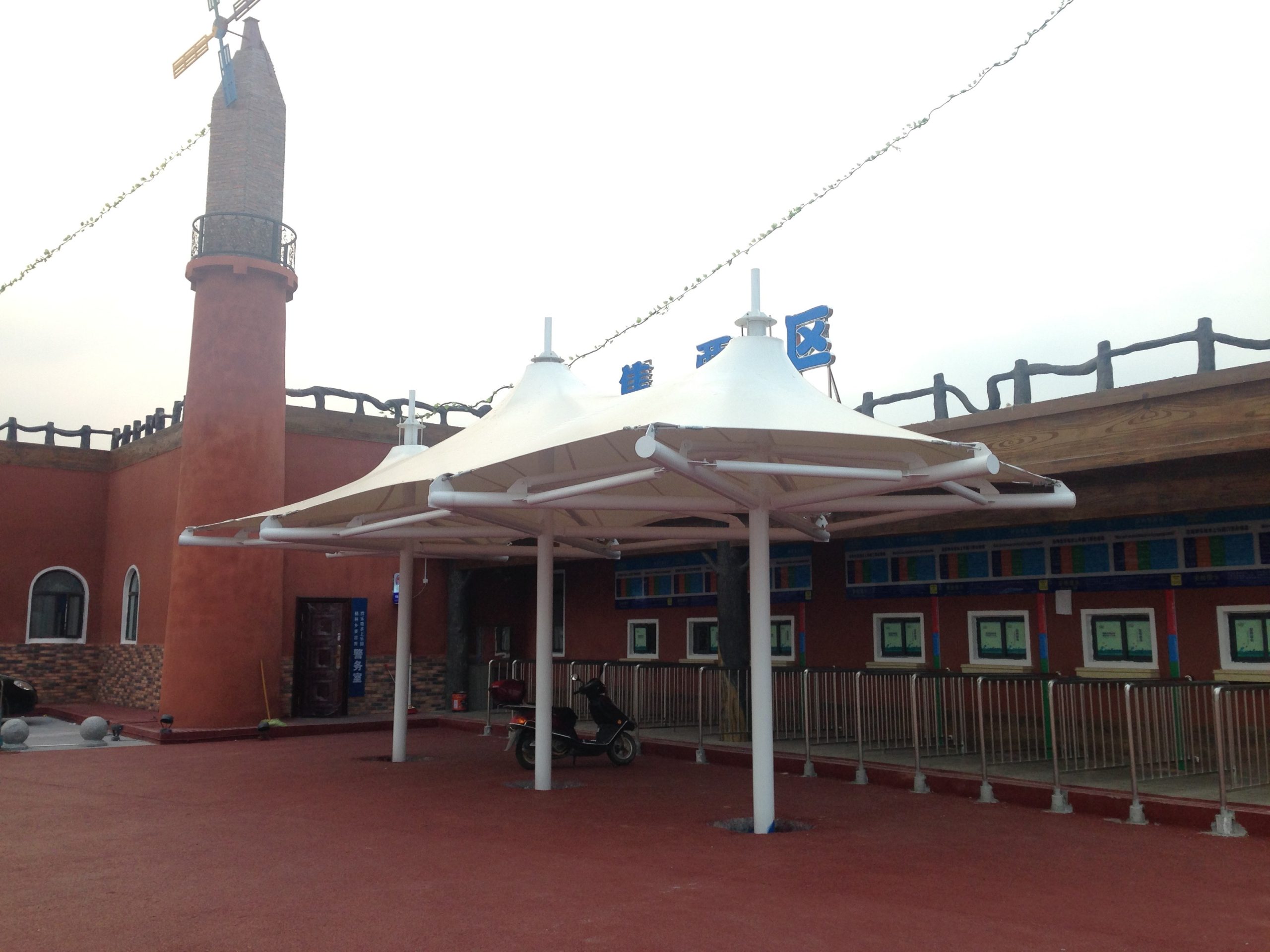 景观膜结构——帽顶式