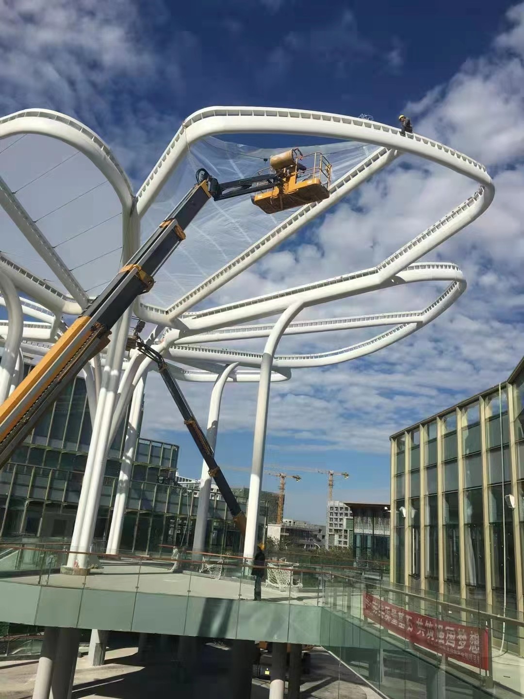 ETFE商业广场景观造型