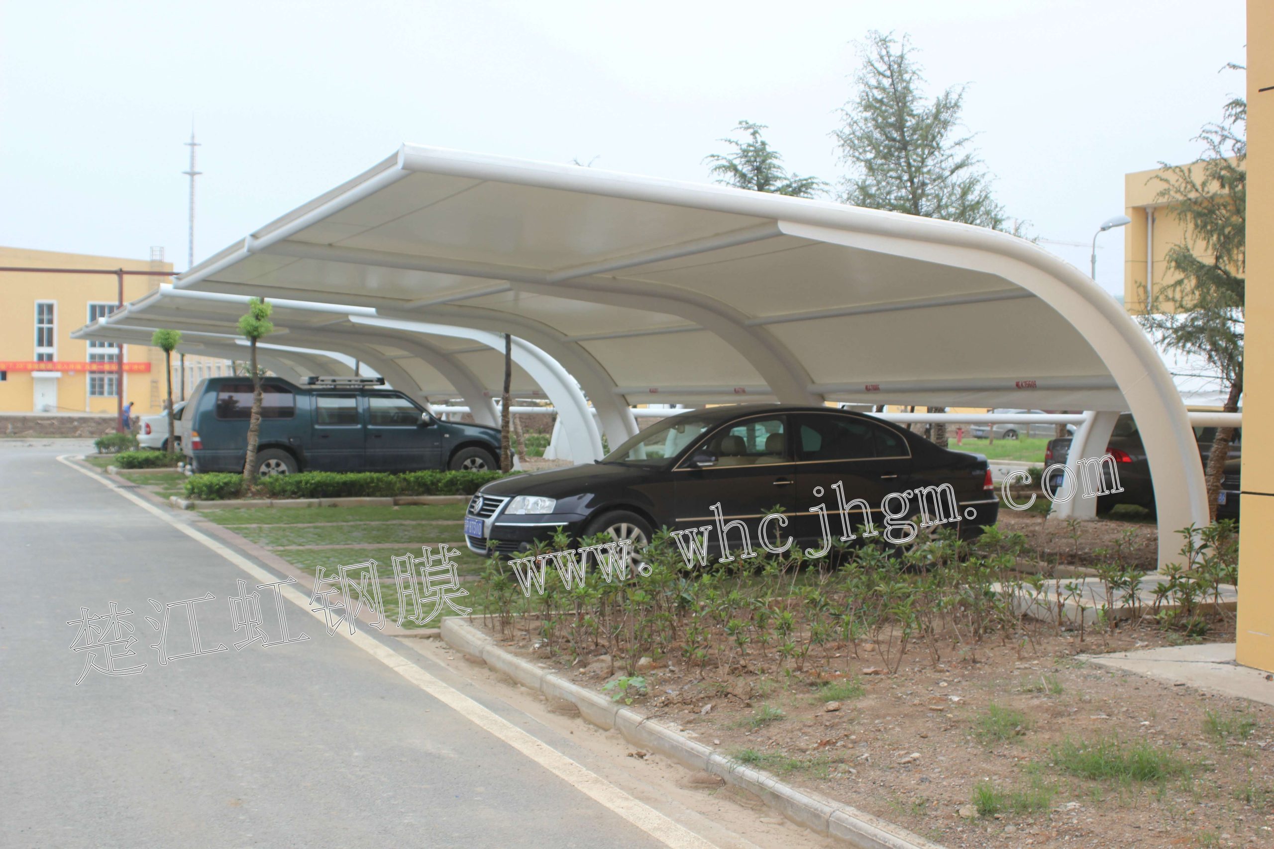 汽车车棚膜结构工程