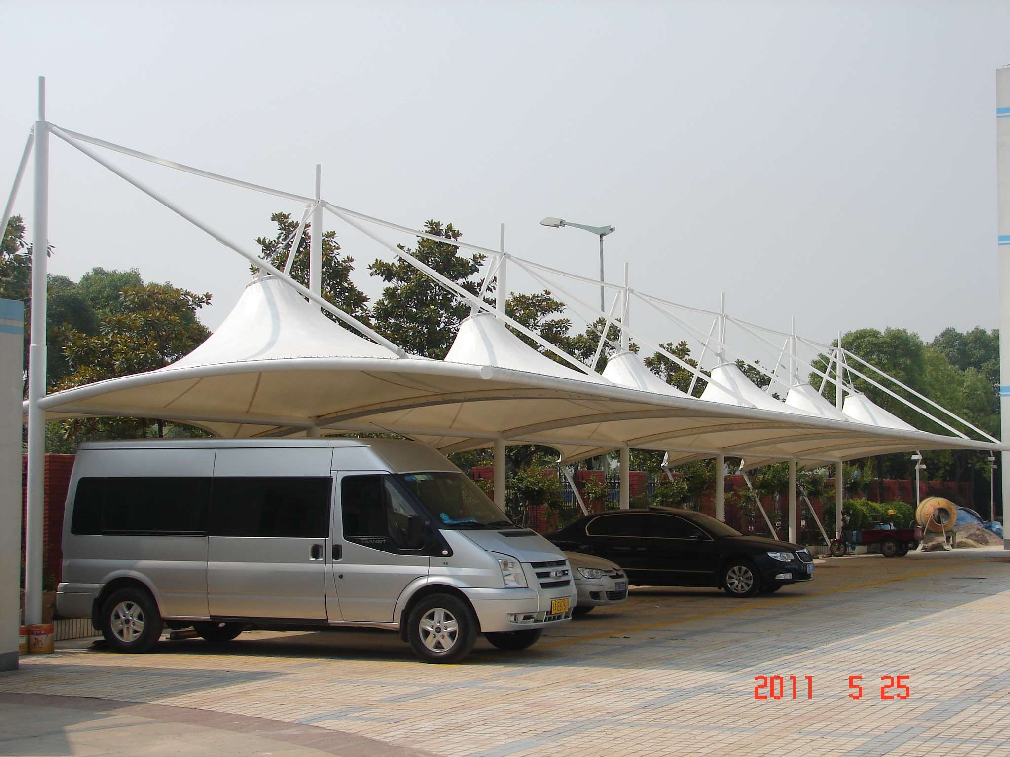 汽车车棚膜结构工程